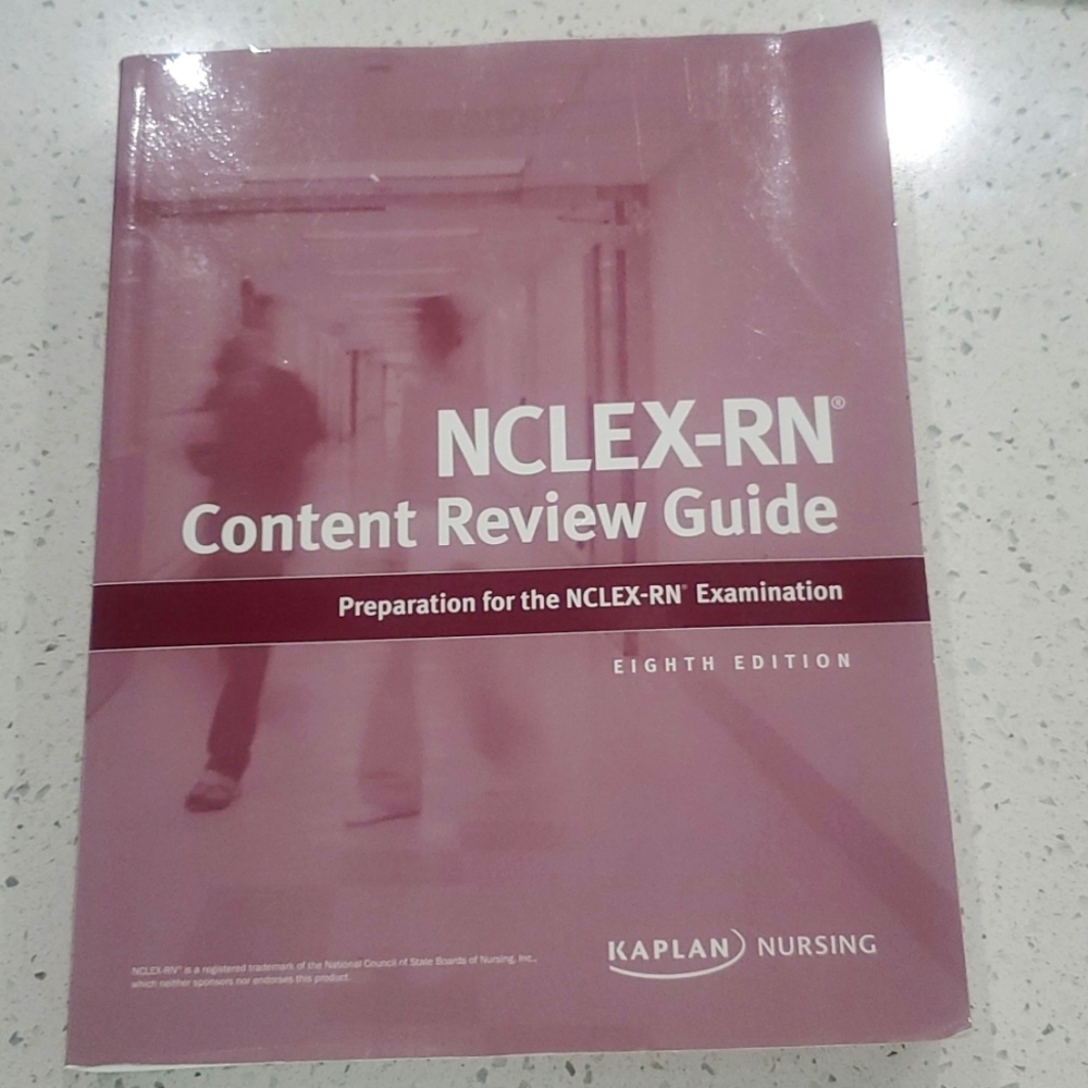 Nursing School Book- NCLEX- RN Content Review Guide: Preparation For The NCLEX